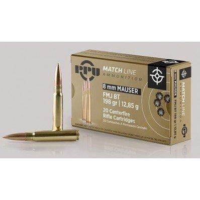 Ammunition TRZ Trading Inc. Ready Series 8mm PRIVI 8MM MAUSER FMJ MATCH 200GR 20 RDS